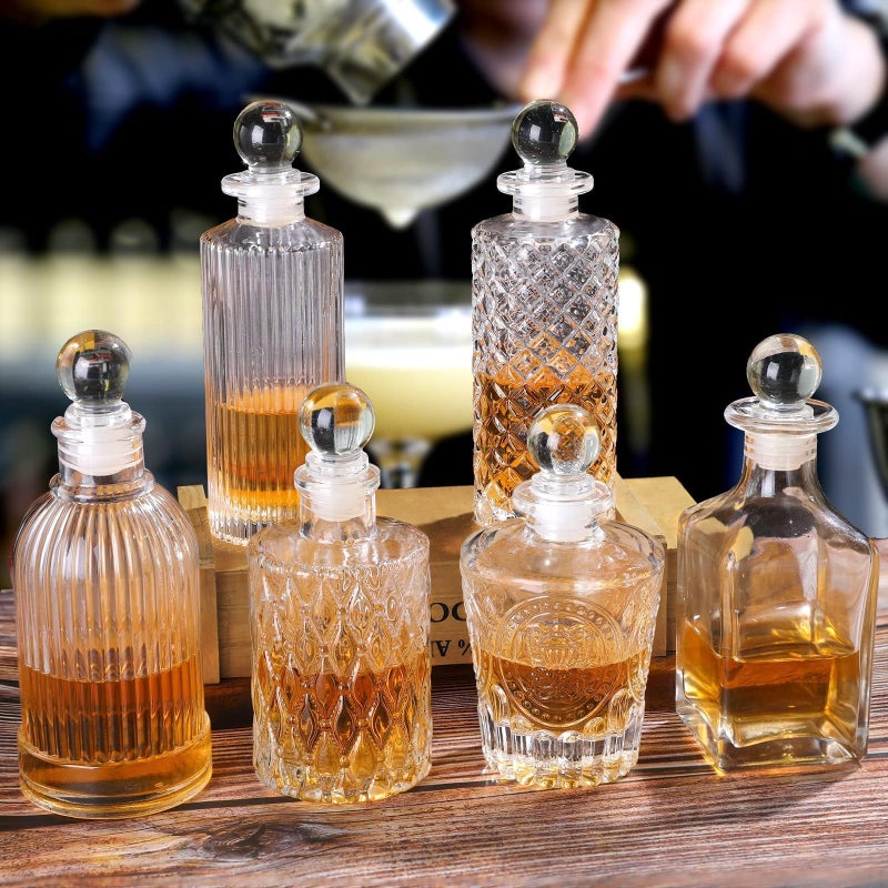 SuproBarware Bitters Bottles Set of 6 - Glass Dasher Bottles with Dash Top and Stopper Great Dispenser Bottle For Your Bitters Great for homemade Cocktail and Bartender - Image 5